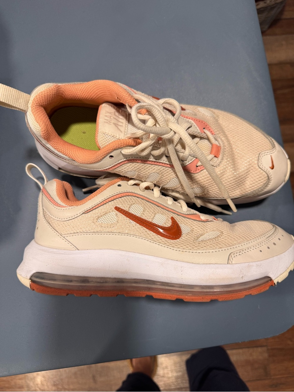 Nike Women's Cream & Orange Air Max-Inspired Sneakers
